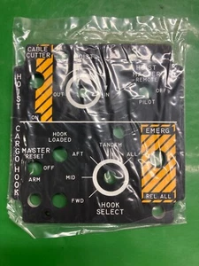 CHINOOK CH-47 800-000422-1 LIGHT PLATE 145E2036-3*NS* C OF C ONLY - Picture 1 of 3