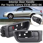 Pair Front/Rear Inner Inside Door handle Grey for Toyota Camry CV36 2002-2006