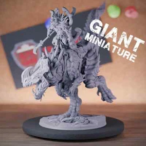 Tribe Warchief Miniature Dino Riders Mini Dungeons and Dragons 5e DnD TTRPG - Picture 1 of 8