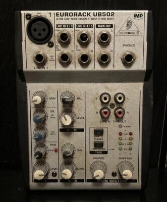 Behringer EURORACK UB502 Compact Mixer unit only - Image 1 of 3