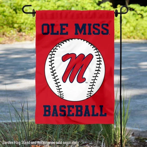 Ole Miss Baseball Garden Flag Cover