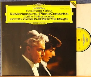 Zimerman; Karajan. Schumann+Grieg (Piano concertos). DGG 2532 043 dig. NM - Picture 1 of 1