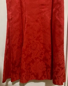 Gunne Sax Vintage 90s Ball Gown Red Sweetheart Neck Sz 5/6 Prom Gala Iconic - Picture 1 of 12