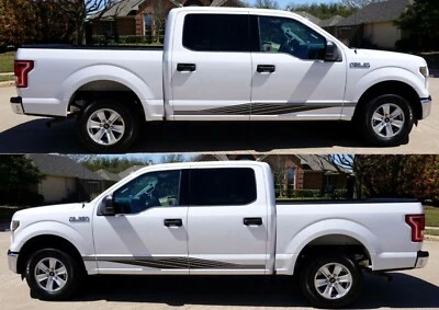 2个乙烯基贴纸图案适用于福特F150 F-150 2009-2020的下侧图形 — 第 1/4 张图片