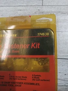 Craftsman Sears Snap Fastener Kit Vintage No Tools Required  - Bild 1 von 10