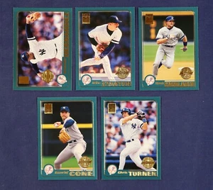 2001 Topps Home Team Advantage New York Yankees partial team set lot 5x - Picture 1 of 2