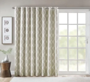 SunSmart Modern Printed Blackout Patio Curtain 100"W x 84"L - Picture 1 of 4