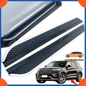 Fixed Side Step Running Board Nerf Bar Fit For Ford Explorer 2020 2021 2022 2023 - Picture 1 of 8