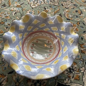 Vintage MacKenzie Kinder PENSIONIERT gerüschte Sockel Schüssel Kompote-Aalsmeer - Bild 1 von 9
