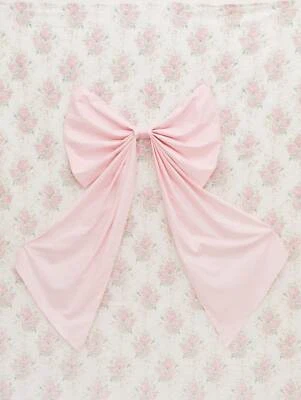 Pink Wall Bow {Life size} Room Decor-Baby Nursery Bow - Image 1 of 4