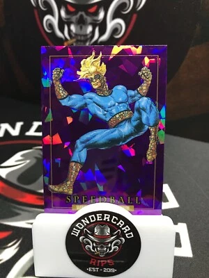 2024 UD SkyBox Marvel Masterpieces 1992 Platinum - Purple Crystals #88 SPEEDBALL - Image 1 of 2