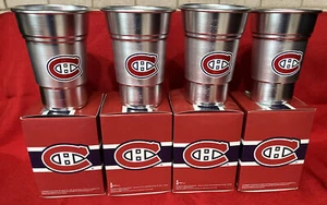 Montreal Canadiens Coors Light Aluminum Drinking Cup / Glasses X4 New In Box - Bild 1 von 2