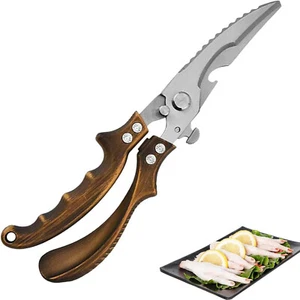 Küchenschere mit Metallgriffen geflügelscheren für Huhn, Geflügel, Fisch,Fleisch - Bild 1 von 14
