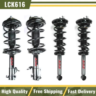 Compatível com apoios de suspensão Nissan Maxima Infiniti I35 conjunto completo de mola todos dianteiros e traseiros - Imagem 1 de 4