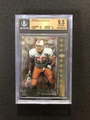 1994 Upper Deck SP HARDY NICKERSON #174 BGS GRADED 9.5 💎 GEM MINT 💎 PRO BOWL A - Image 1 of 2