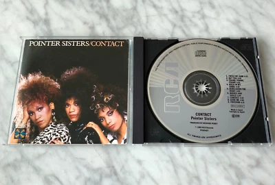 Pointer Sisters Contact CD TARGET ERA! MADE IN JAPAN RCA PD85487 GREY FACE! OOP! - Image 1 of 4