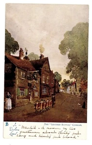 KENT - LEATHER BOTTLE, COBHAM Raphael Tuck "In Dickens Land" Oilette Postcard - Picture 1 of 1