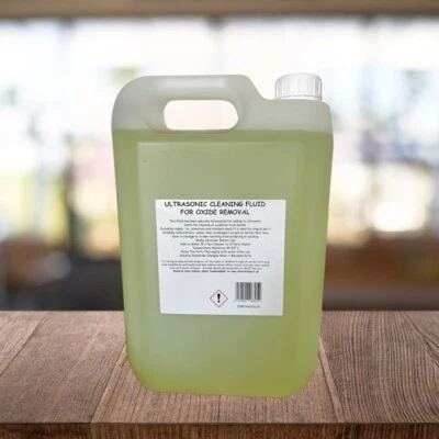 DWCHEMICALS Ultrasonic Cleaning Fluid For Oxide Rust Remover 5 Ltr Dilutes Up to 1:10 USCF