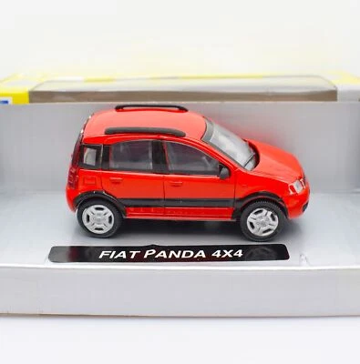 Modellino auto Fiat Panda 4x4 4 x 4 scala 1:43 diecast collezione modellismo red - Immagine 1 di 3