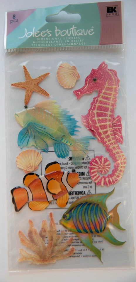 Pegatinas para álbumes de recortes Jolee's, tema divertido para niños, tú eliges, ¡algunas raras! Foto 1 de 1