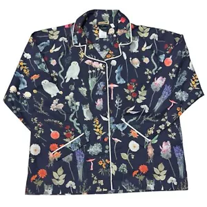 Pottery Barn Teen Harry Potter™ Herbology lockere Passform Baumwolle Pyjama Oberteil XL neu ohne Etikett - Bild 1 von 6