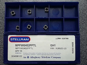 SVENDITA RESTO. 6 inserti STELLRAM MPFW 0402PPTL GH1 - Foto 1 di 1