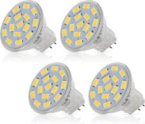 High Output LED Bulb MR11, 12V 3W, GU4 Base, Natural White 4000K, Pack of 4 - Picture 1 of 12