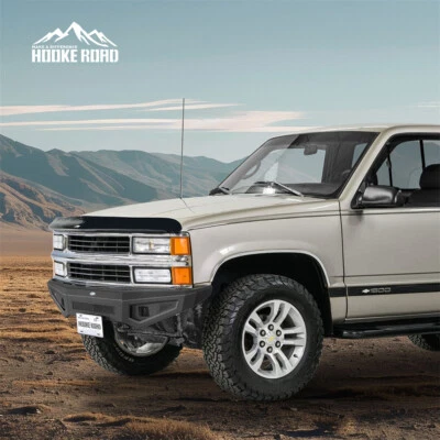 Parachoques delantero Fit 88-98 GMC Sierra y Chevy C/K 1500 2500 3500 Guardian con luz Foto 1 de 4