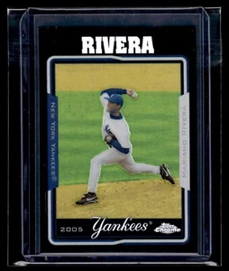 2005 Topps Chrome Black Refractor #118 Mariano Rivera Yankees HOF 091/225 - Bild 1 von 2