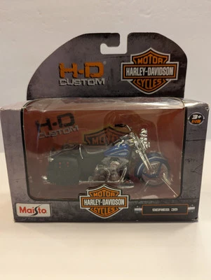 Harley Davidson Maisto Serie 35 Azul #31360 Foto 1 de 4