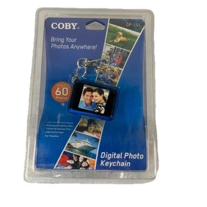 Digital Photo Keychain Blue LCD Full Color Display New Unused Coby - Picture 1 of 4