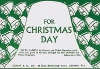 For Christmas Day Score 2 Recorders [Sa]- Voice and Piano ad lib. Schott Music L - Image 1 of 3