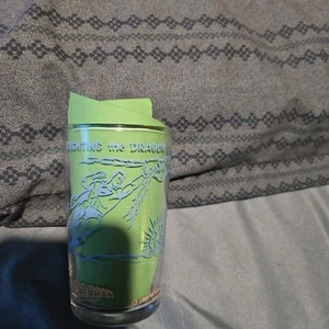 1964 Superman Fighting Dragon 4 1/2" Jelly GLASS - Bild 1 von 10