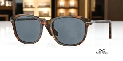 PERSOL PO1935S 108 56 咖啡浅蓝色 57 毫米男女通用太阳镜 — 第 1/2 张图片