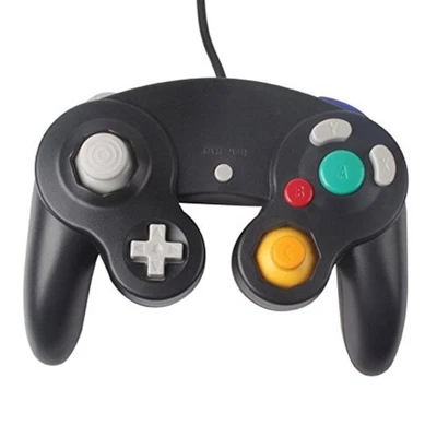 Wired Controller For Nintendo Wii Black Gamepad For GameCube And Wii 7Z - Image 1 of 3