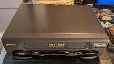 SAMTRON SV-C90 VHS Videorecorder Player getestet funktioniert gut ohne Fernbedienung gereinigter Kopf - Bild 1 von 4