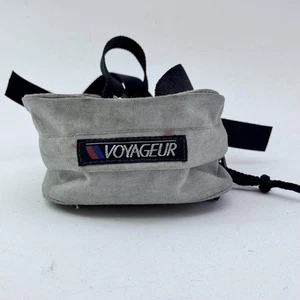 Vintage Voyageur Fahrrad Satteltasche Werkzeugset grau Nylon Patch Set Radsport A47 - Bild 1 von 17