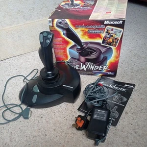Microsoft Sidewinder Force Feedback Pro Joystick PC in scatola Windows Vintage - Foto 1 di 13