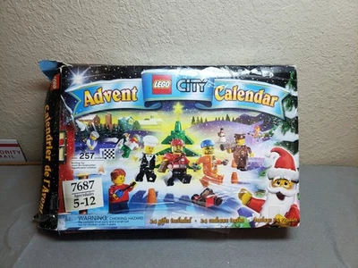 Lego Set 7687 Advent Calendar 2009, City Partial Set Unopened, Missing 4 days - Image 1 of 4