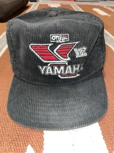 Vintage Rare O’Neal Yamaha Yz Racing Corduroy SnapBack Hat Trucker Cap 80s 90s - Bild 1 von 5