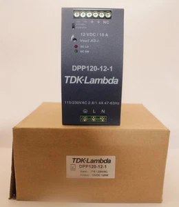 TDK-LAMBDA DPP120-12-1 AC/DC POWER SUPPLY 115/230V 12VDC, 120W (NEW) - Picture 1 of 5