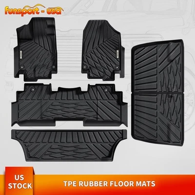 Upgraded Floor Mats & Cargo Liner for 2018-2025 Honda Odyssey TPE All Weather - Image 1 of 4