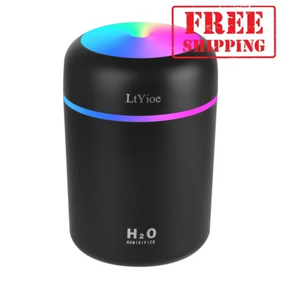 Whisper Quiet Mini Humidifier - 300 ml Capacity with USB Power & Bright Colors - Image 1 of 4