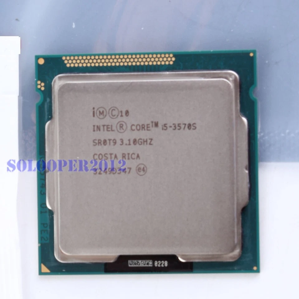 Free shipping Intel Core i5-3570S CPU 3.1GHz LGA 1155 (SR0T9) Processor - Image 1 of 1