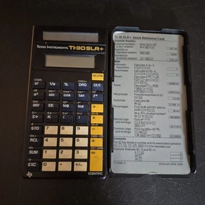 Calculadora científica vintage Texas Instruments TI30SLR+ con estuche rígido - Imagen 1 de 19