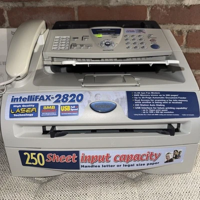 Brother FAX 2820 Laser Plain Paper Fax/Copier - Image 1 of 4