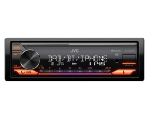 JVC 1-DIN Radio KD-X482DBT WAV/MP3/AUX/RDS/USB/DAB+ - 4x50 W - Bild 1 von 3