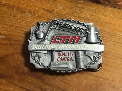 Siskiyou LTM 2001 control de calidad peltre hebilla de cinturón 23/500 3,25" x 2,5" Foto 1 de 4