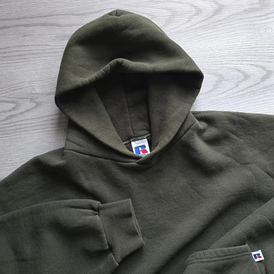 Sudadera con capucha deportiva Russell vintage para hombre XL verde Y2K años 90 EE. UU. Foto 1 de 4