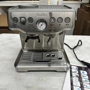 Breville BES870XL the Barista Express Espresso Machine- Broken Parts- NOT TESTED - Picture 1 of 15